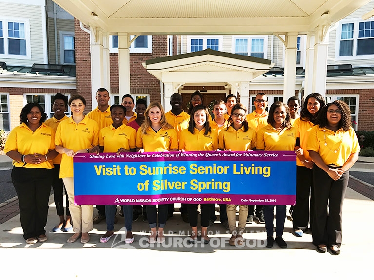World Mission Society Church of God in Baltimore Nursing Home Visit