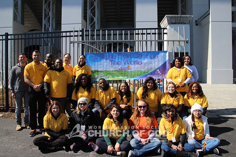 World Mission Society Church of God volunteers at the MS Walk in Maryland