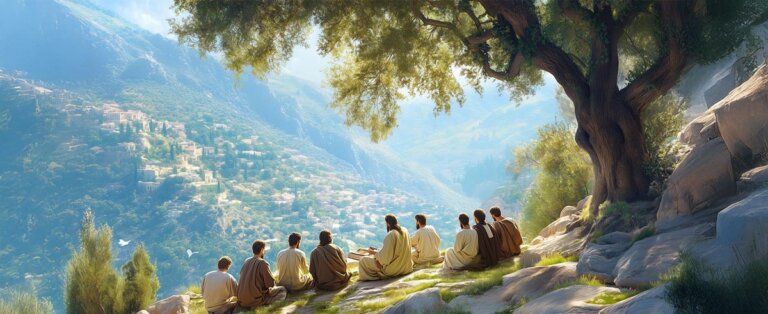 Jesus teaching New Covenant